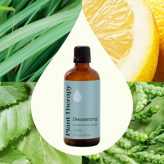 Plant Therapy Deodorizing Essential Oil Blend, 100 mL, Made - Image 3