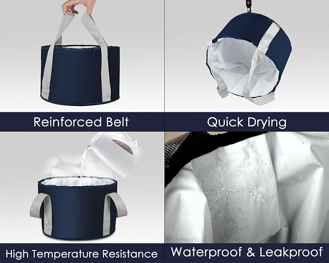 Foot Soaking Tub Collapsible Bucket - Image 4
