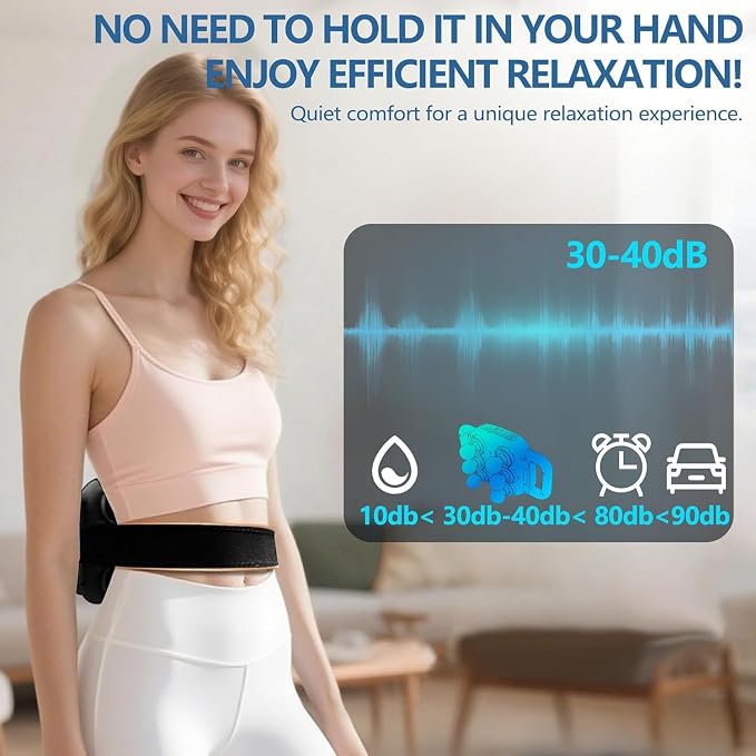 UFFAE Six Head Massage Gun, 50 Intensity Levels & 9 Massage Modes, Equipped - Image 2