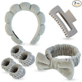 7 Pcs Spa Set, Facial Headband and Wristband Set, Skincare Accessories by Unknown