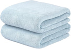 JML Bath Towels Pack of 2, 30 in x 60 in, Large Microfiber Bath Towel Set by JML