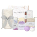 Natural Amor Lavender Blanket Spa Gift by NATURALAMORLOSANGELES