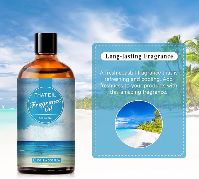 PHATOIL 3.38FL.OZ Sea Breeze Fragrance Oils - Image 6