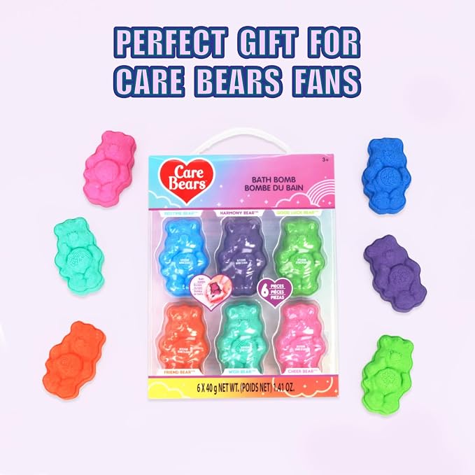 Care Bears 6 Pack Bubblegum Scented Bath Bombs - Image 8