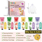 AZEN 16 Sets Bulk Gifts, Hand Cream and Lip Balm Bulk Set - Image 6