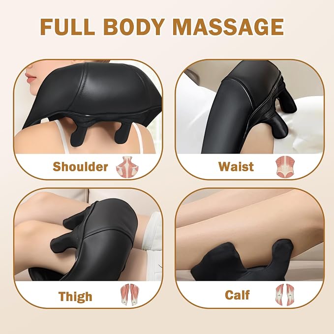 Joyset Neck Massager with Heat, Cordless Shiatsu Neck Massager - Image 6