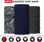 Venswell Neck Gaiter Face Mask Men Women, Seamless Bandana Rave Face Cover - Image 4