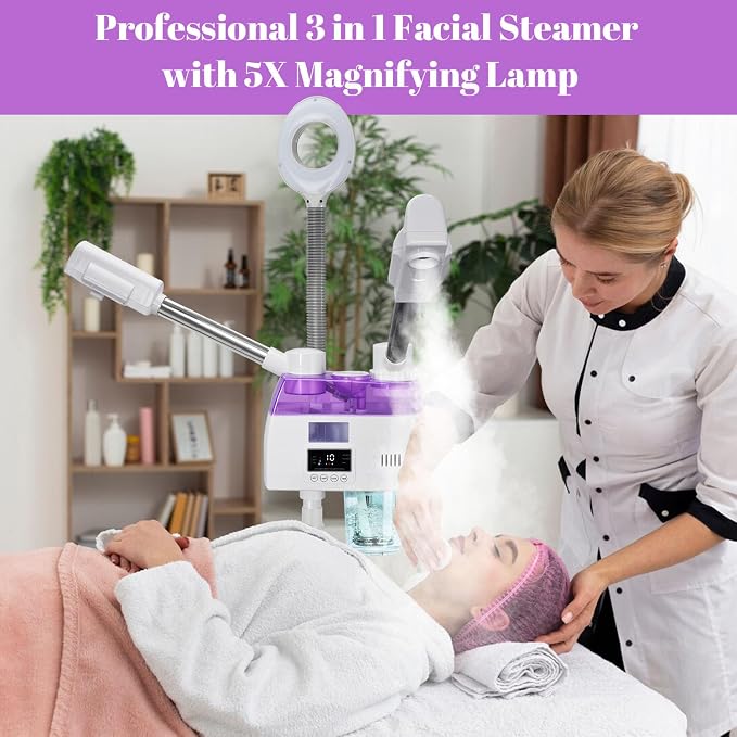 3 in 1 Facial Steamer, Professional Facial Steamer - Image 8