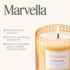 LA JOLIE MUSE Pumpkin Chai Candle| Spicy Chai & Vanilla | 10 oz Soy Wax Candle - Image 6