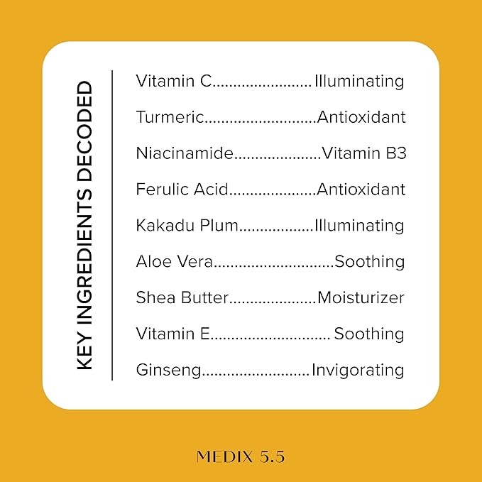 MEDIX Vitamin C Cream + Niacinamide Brightening Body Lotion | Anti Aging - Image 4