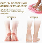 2-Pack Shower Foot Scrubber Mat, Strong Grip Silicone Back and Foot Washer - Image 8