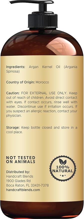 Handcraft Blends Moroccan Argan Oil - Image 3