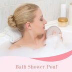 Boao 6 Pcs Bath Shower Pouf Sponge Mesh Pouf Shower Ball Exfoliating Body - Image 6
