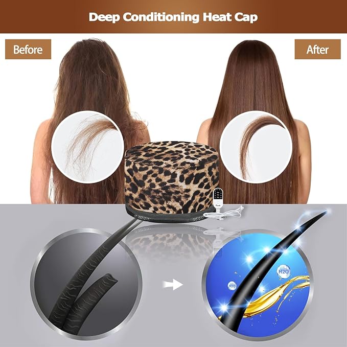 VICARKO Hair Steamer for Deep Conditioning, 10-Level Heats Up Quickly, 118” - Image 2