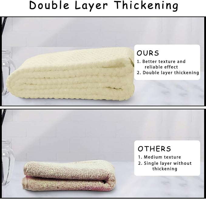 3 Pack Microfiber Hair Towel Wrap - Image 4