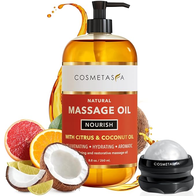 Natural Nourishing Massage Oil by Cosmetasa