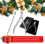 Cuticle Trimmer 3/4 Jaw Extremely Sharp Cuticle Nippers Scissors Stainless - Image 7
