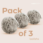 MainBasics Bath Shower Loofah Sponge Pouf Body Scrubber Exfoliator Body Wash - Image 6