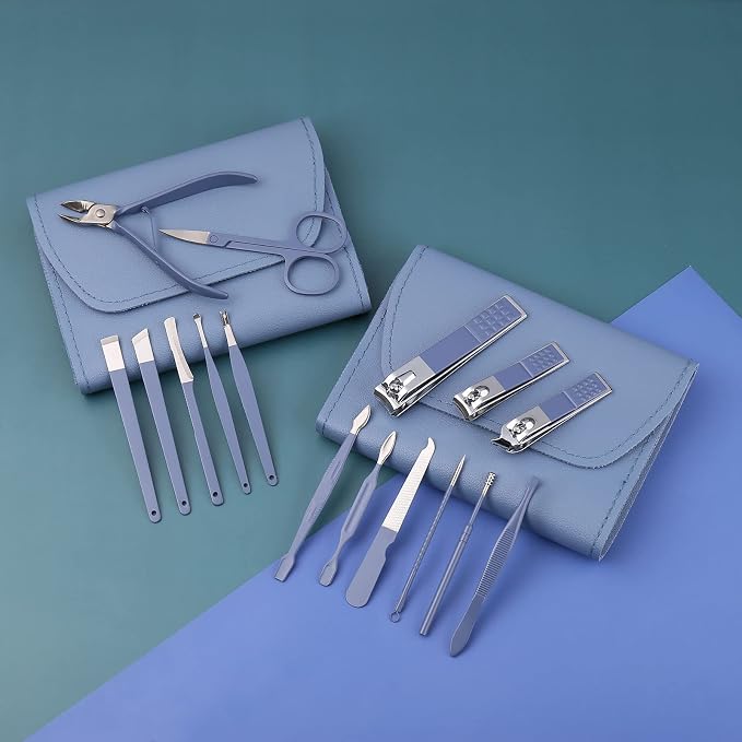 Manicure Set, Nail Clippers, Pedicure Kit, 16 in 1 Professional Grooming Kit - Image 3