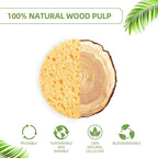 60-Count Compressed Facial Sponges|100% Natural Kickleen Cellulose Cosmetic Spa - Image 7