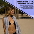 Beach Towel 100% Cotton Turkish Beach Towel Adult 38x70 Inch Pre-washed - Image 6