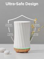 InnoGear 150ml Ceramic Oil Diffuser, Handcrafted Stone Essential Oil Diffuser - Image 4