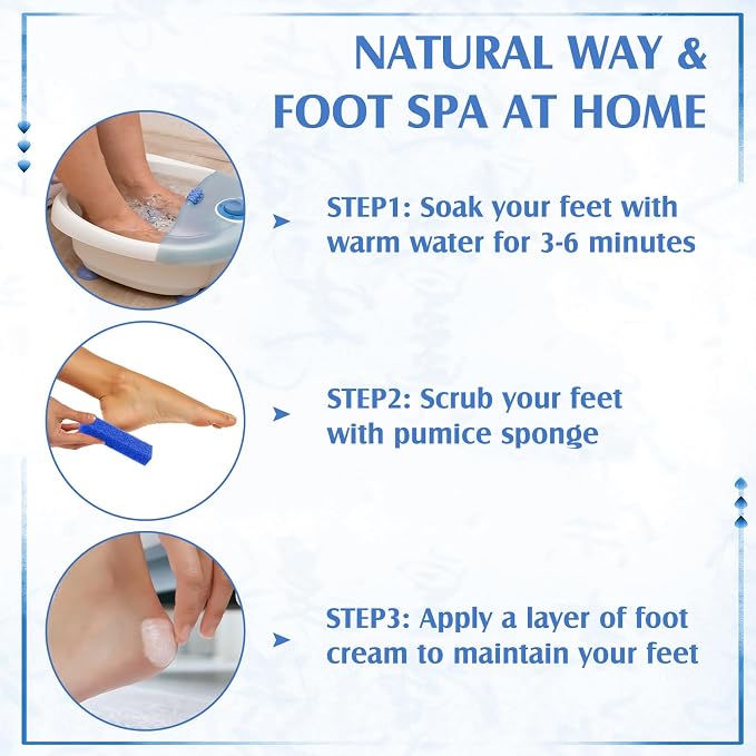 Batiyeer 100 Pcs Pumice Stone for Feet Scrubber Dead Skin Disposable Foot - Image 7