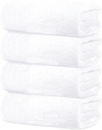 Tens Towels Pack of 4 Extra Large Bath Towels 30 x 60 Inches, 100% Cotton by TensTowels