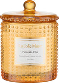 LA JOLIE MUSE Pumpkin Chai Candle| Spicy Chai & Vanilla | 10 oz Soy Wax Candle by LaJol%C3%ADeMuse