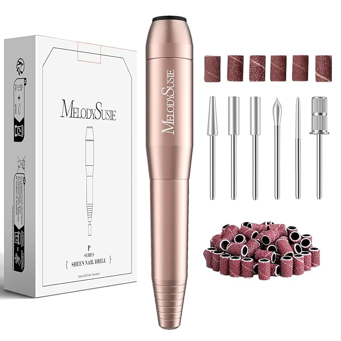 MelodySusie Pen-Shaped Portable USB Nail Drill, PC120I 20000RPM Electric Nail by MelodySusie
