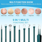 Blackhead Remover Tools Pimple Popper Tool Kit Comedones Extractor Acne Removal - Image 3