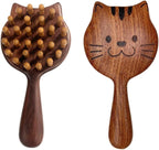 Shaped Wooden Scalp Massager by Unknown