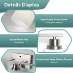 Ascher Bathroom Light Fixtures, 5-Light Vanity Light Over Mirror, Brushed - Image 8