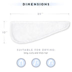 SimpleField 2 Pack Microfiber Hair Towel Wrap - Image 5
