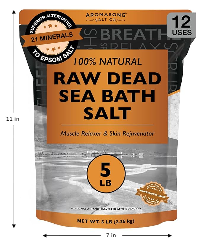 Aromasong Raw Dead Sea Bath Salt - Image 9