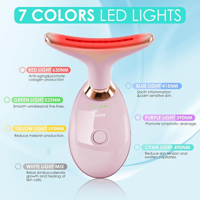 Facial Massager Red-Light-Therapy-for-Face and Neck, Face  culpting Wand - Image 2