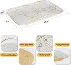 Weenson Bathroom Vanity Tray for Makeup Jewelry Candle Perfume Decor Toilet Tank - Image 4