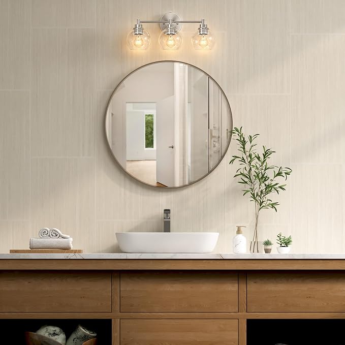 VONLUCE Bathroom Light Fixtures, 3-Light Vanity Light - Image 9