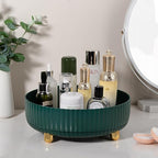 Anyoifax Makeup Perfume Organizer Tray 360 Degree Rotating Lazy Susan Skincare - Image 2