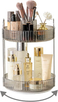 Asayuee 360 Rotating Makeup Organizer, 2 Tier Large Capacity Make Up Organizers by Asayuee