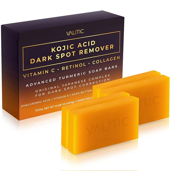 VALITIC Kojic Acid Dark Spot Remover Soap Bars by VALITIC