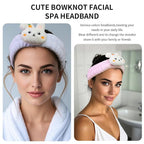 Spa Headband for Washing Face, 2 Pack Cute Hair Band for Shower Yoga Beauty - Image 2