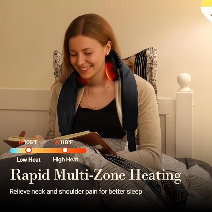 CuPiLo Cordless Neck Massager for Pain Relief Deep Tissue, FSA Eligible HSA - Image 2