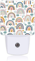 Night Light for Kids Girls Boys, Cute Boho Rainbows LED Night Light Plug into by Uiaoiais