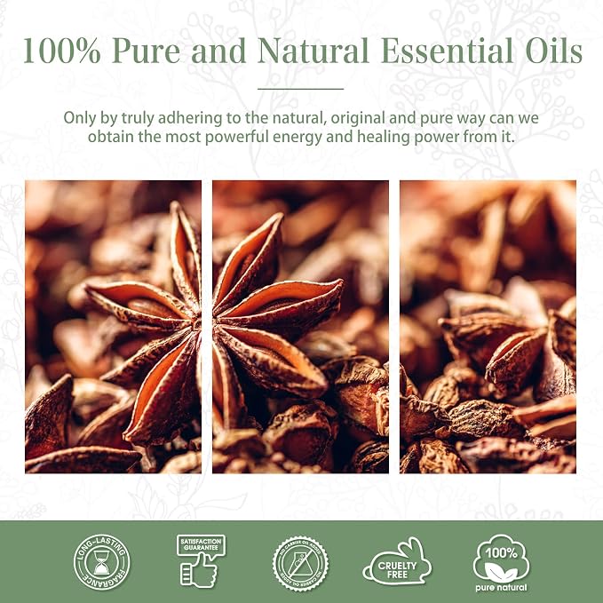 Anise Star 1.01fl.oz Essential Oil, PHATOIL Pure Aromatherapy Oils - Image 6