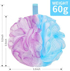 BCKENEY Bath Loofah Shower Sponge Body Back Scrubber Soft Mesh Shower Puffs - Image 2