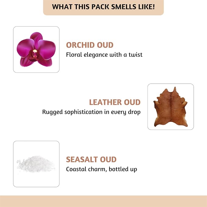 Folkulture Essential Oils Set for Diffuser | Set of 6 Luxury Floral & Oud - Image 3