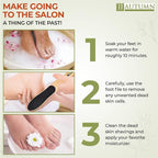Spa Quality Foot Rasp/Callus Remover Double Sided Wood Professional Foot File - Image 6