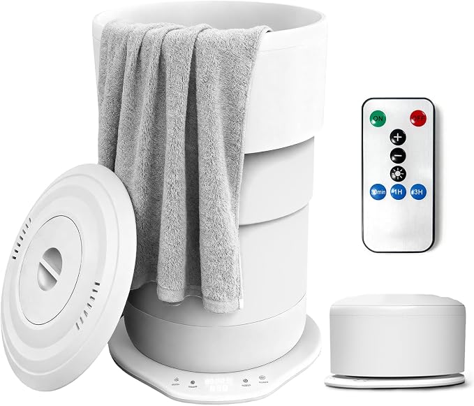 Ann Katy Towel Warmer Bucket for Bathroom – 23L Large Capacity Hot Towel Heater by AnnKaty