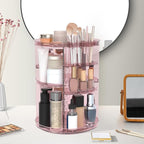 Rotating Makeup Organizer, DIY 8 Adjustable Layers 360 Spinning Skincare - Image 7